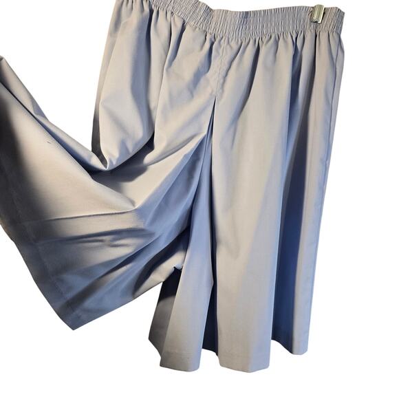 Karen Scott Light Blue Culottes, Size 16 – Classic Wide-Leg Comfort [0181] - Picture 4 of 10